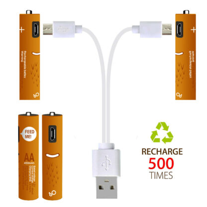 4pc AAA 1.2V SMARTOOOLS Rechargeable Ni-MH Battery Micro USB (NiMH)